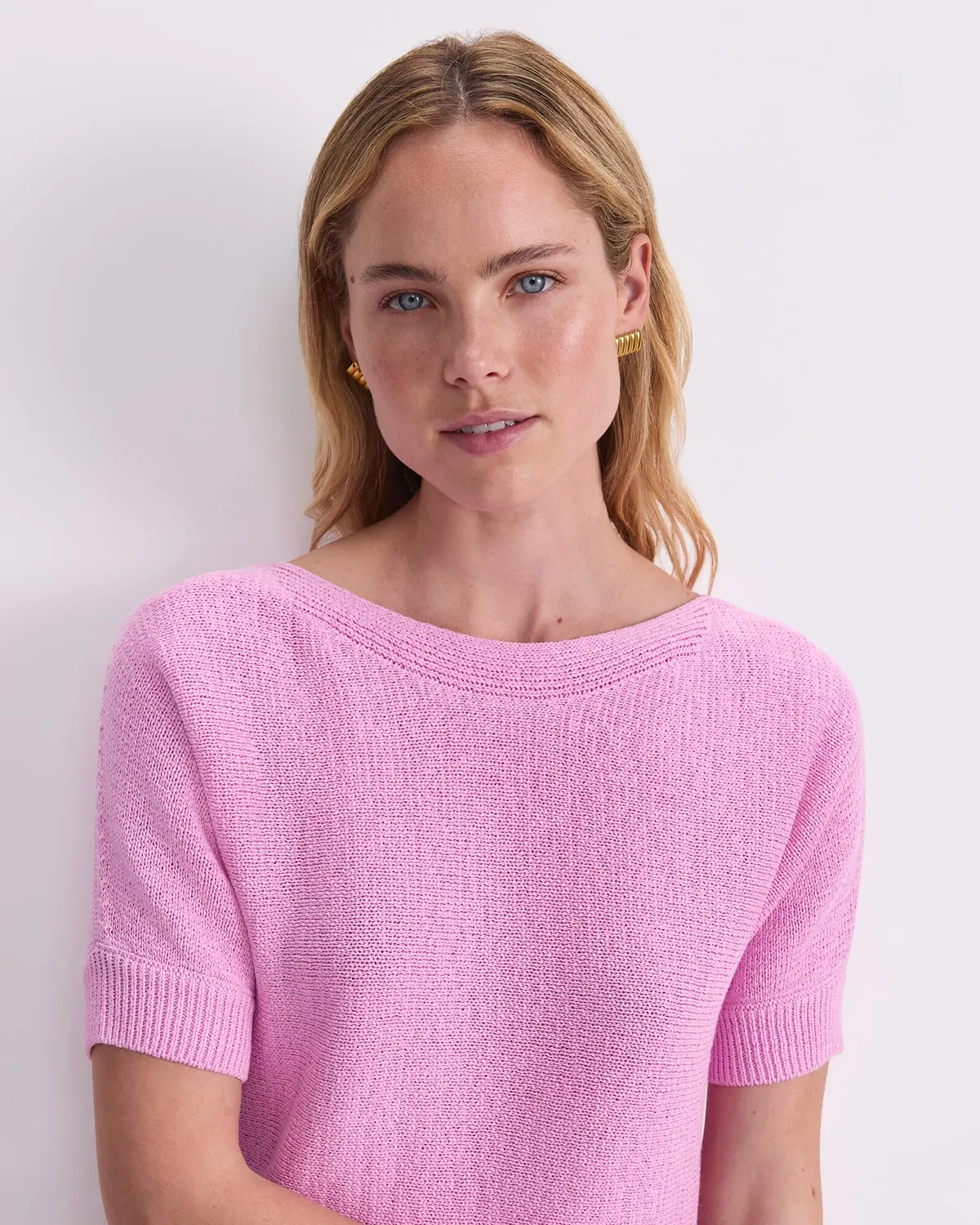 Sportscraft Josie Tape Yarn tee maille XXS col bateau