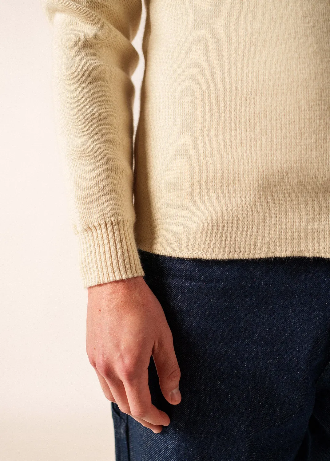 Saint James Matelot pull marin écru pure laine