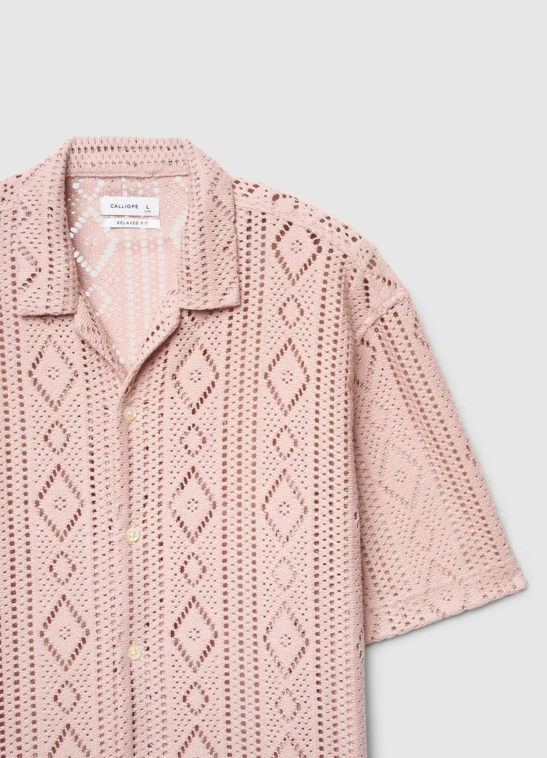 Calliope chemise bowling ajourée homme
