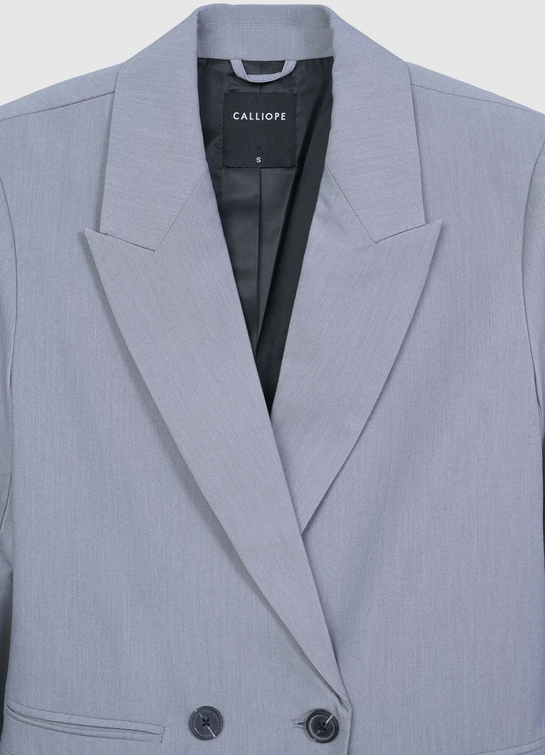 Calliope veste double boutonnage femme mélangée