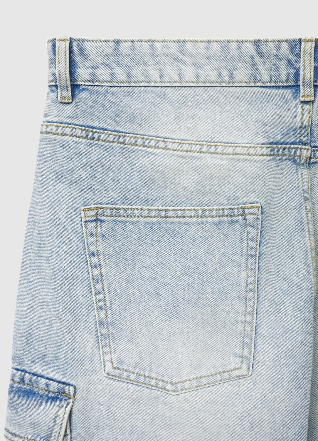 Calliope short cargo homme denim poches