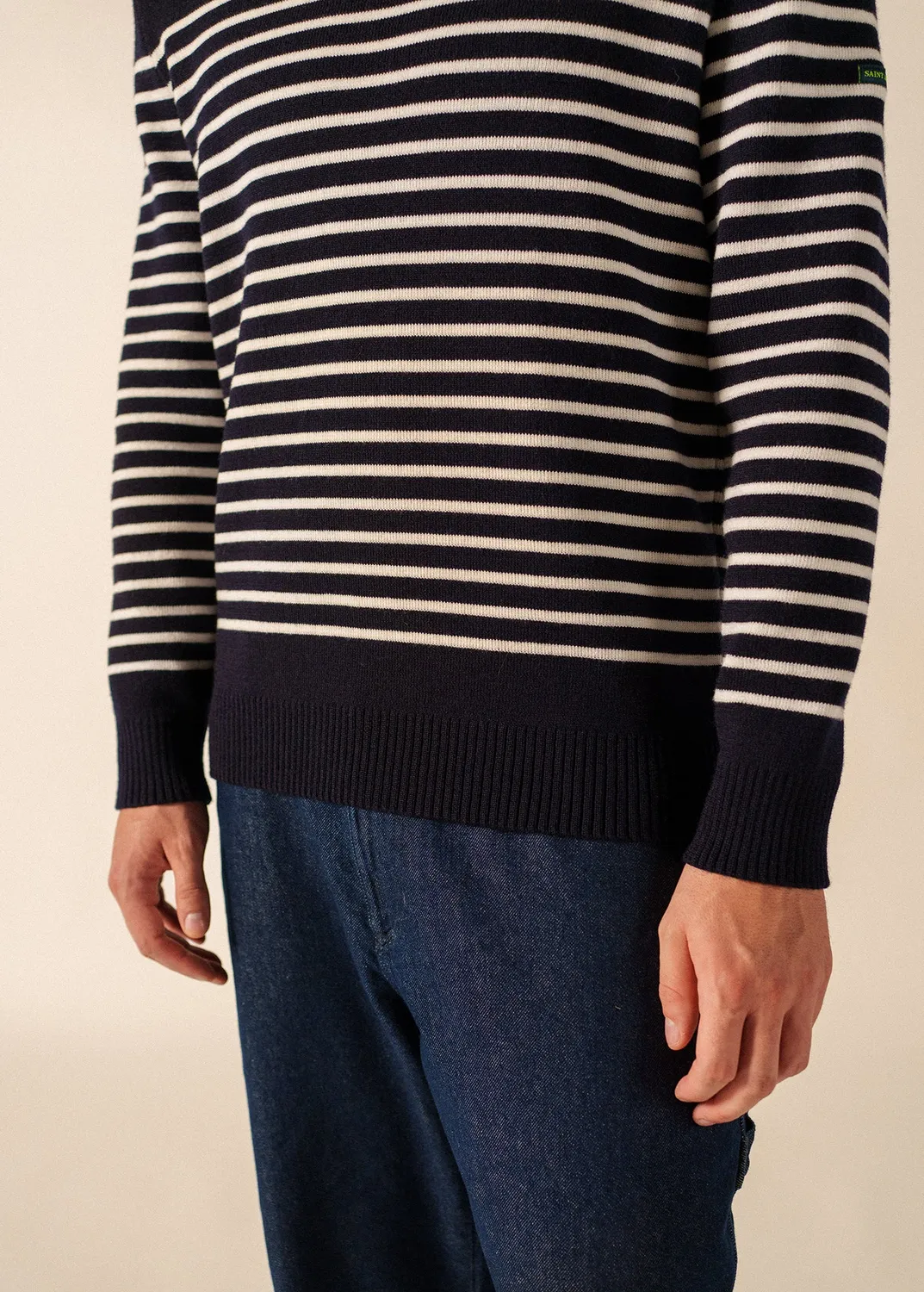 Saint James Binic pull marin phosphorescent marine