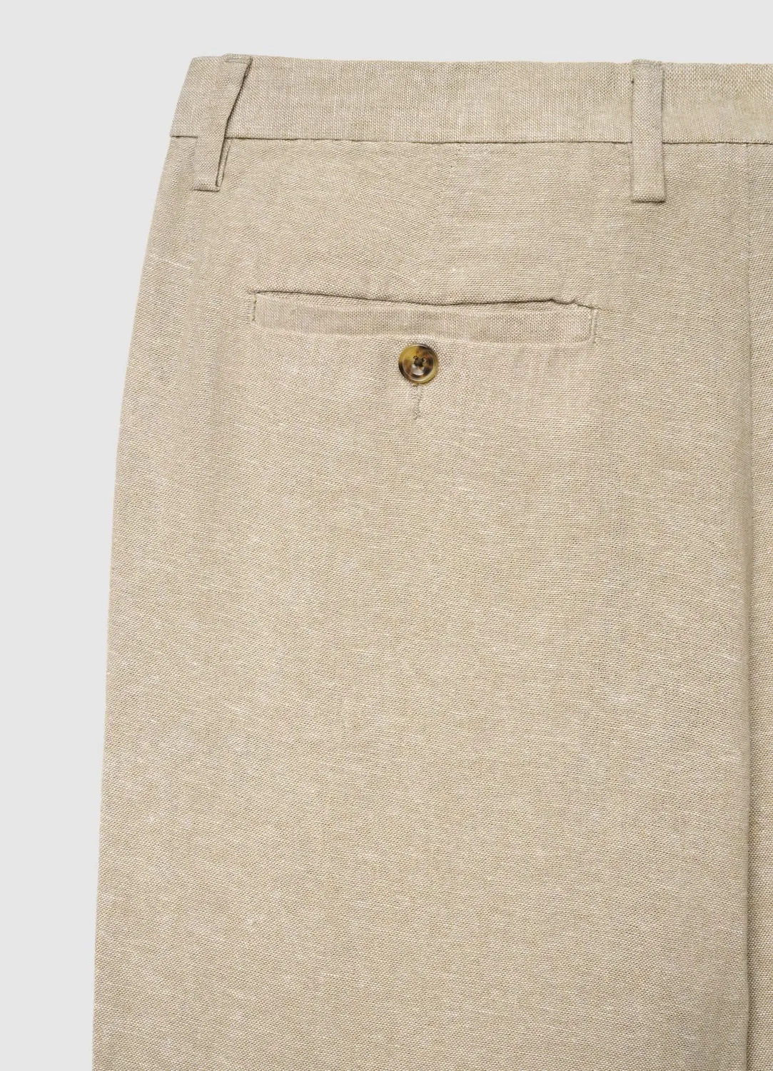 Calliope pantalon chino homme lin coupe droite