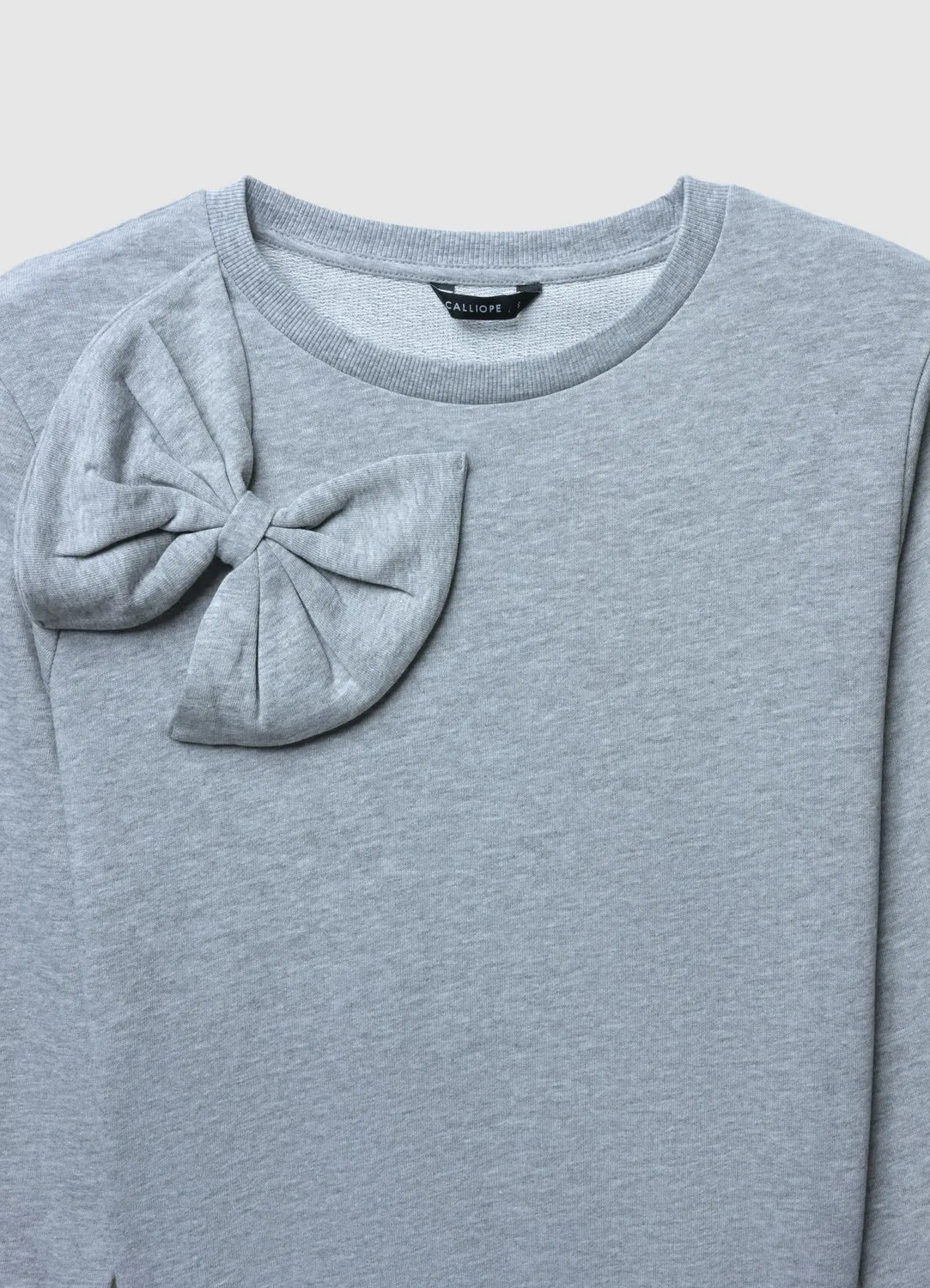 Calliope sweat noeud femme col rond casual