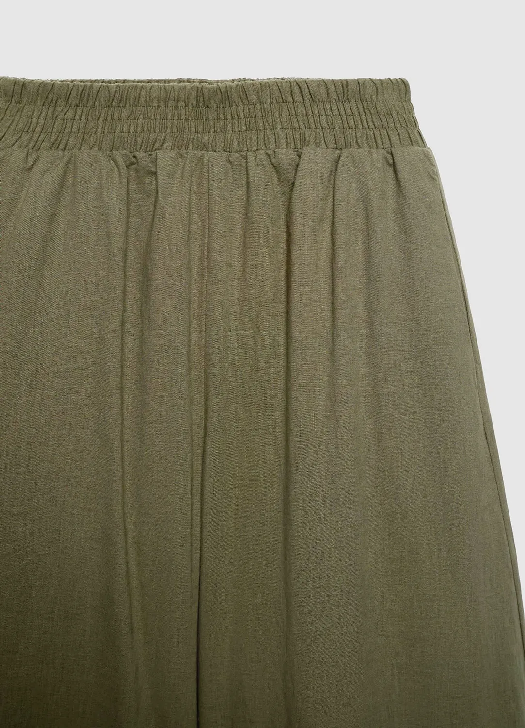 Calliope jupe-culotte large taille haute élastiquée