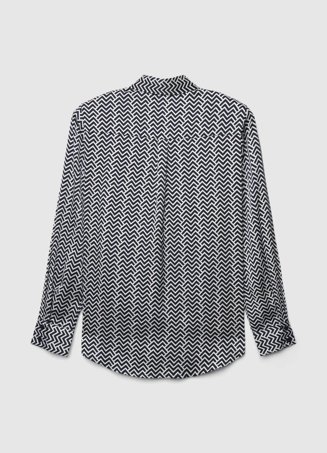 Calliope chemise satinée chevron femme classique