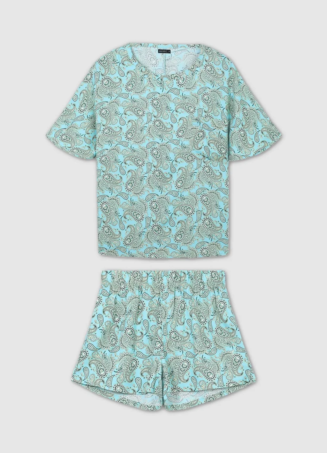 Calliope pyjama femme cachemire short