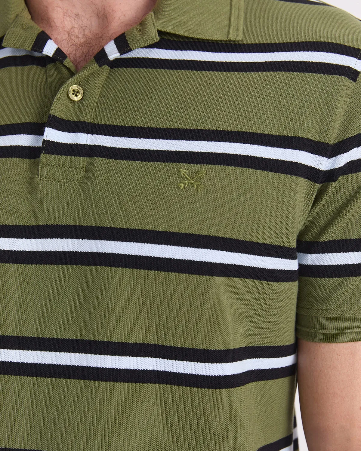 SPORTSCRAFT SC Bold Stripe polo piqué coton rayé homme