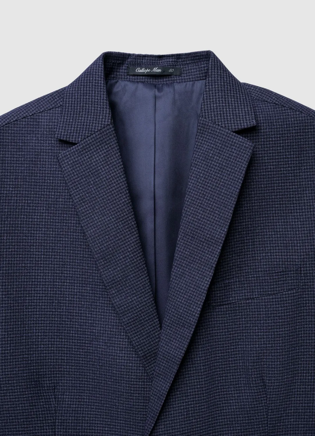Calliope Veste monopetto pied-de-poule homme
