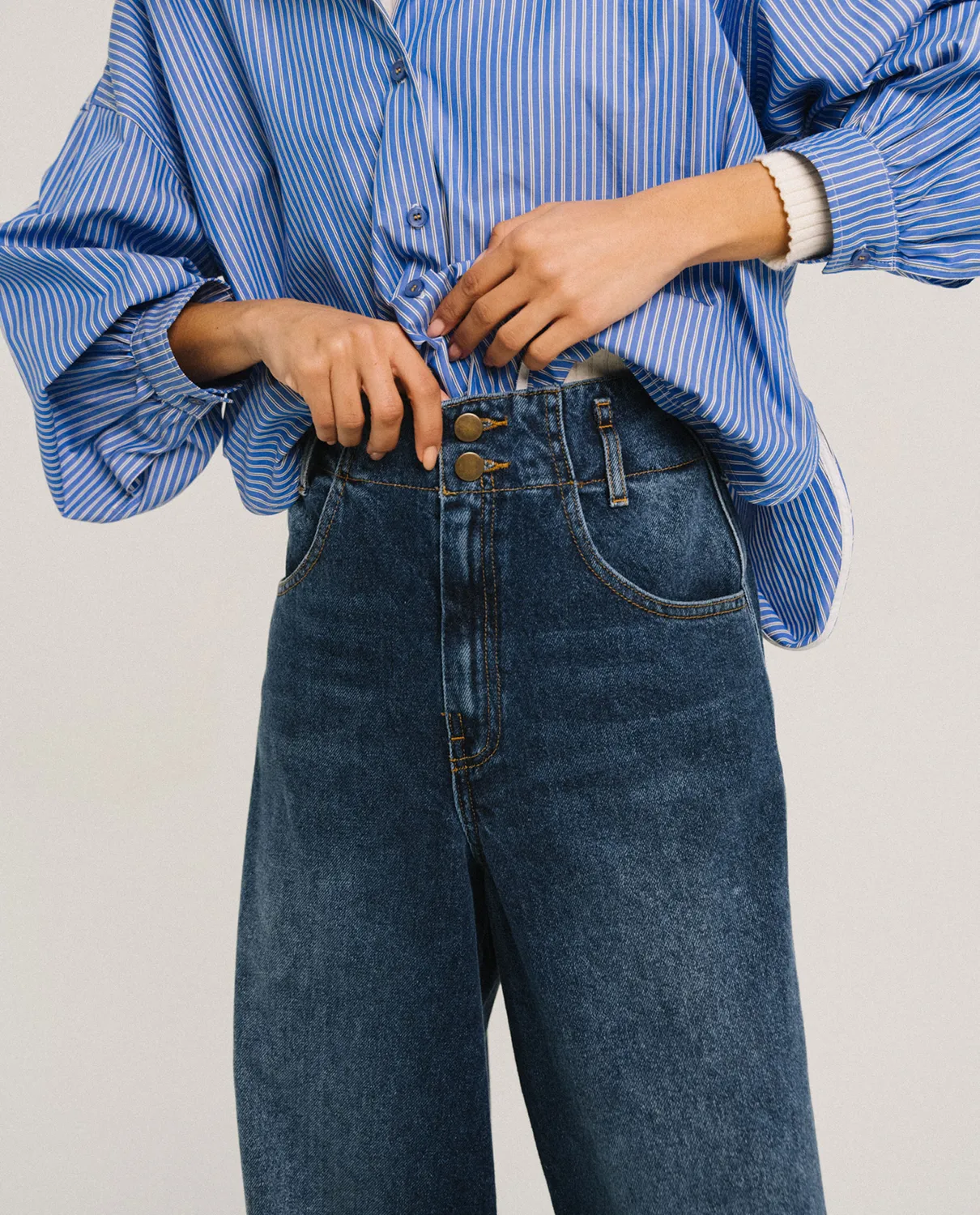 Tinsels Daddy Blue Wave jean baggy 100% coton