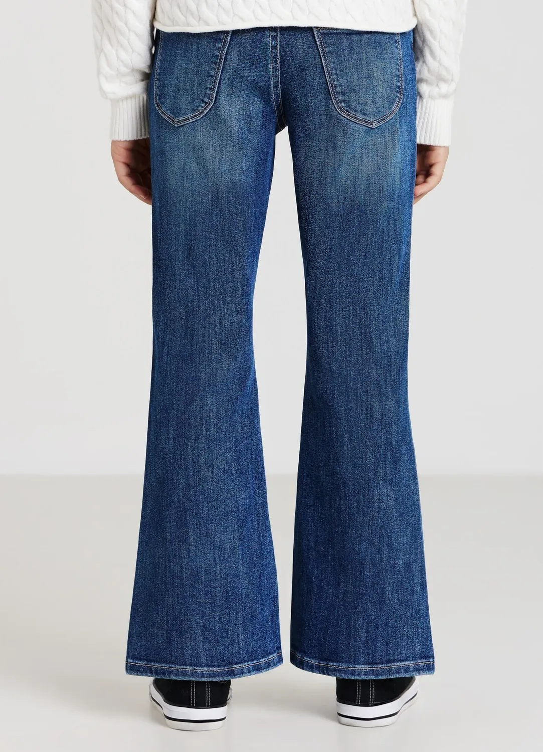 Calliope Jeans à zampa jean fille 4-5 ans délavé