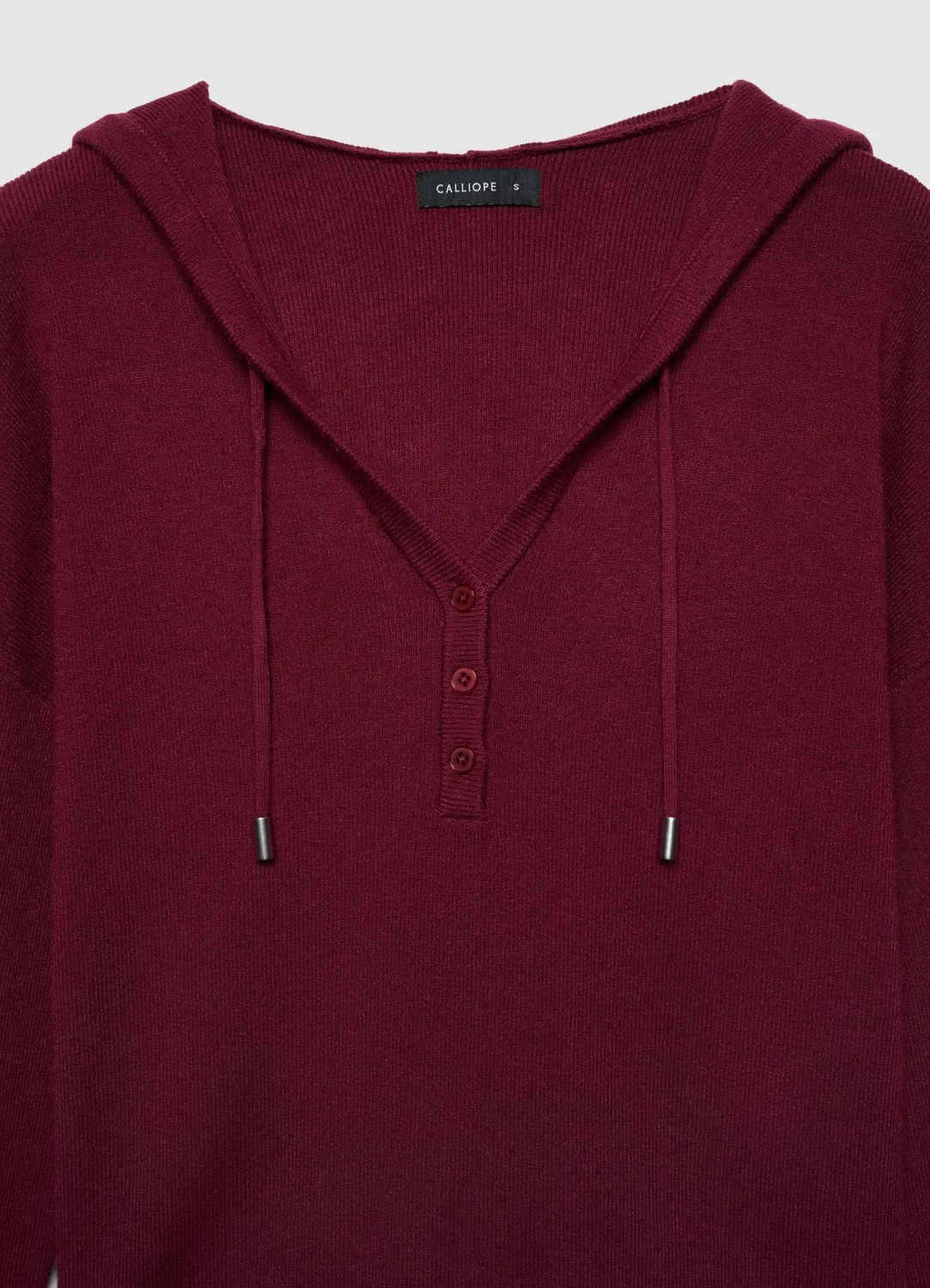 Calliope Sweat à capuche col V pull femme