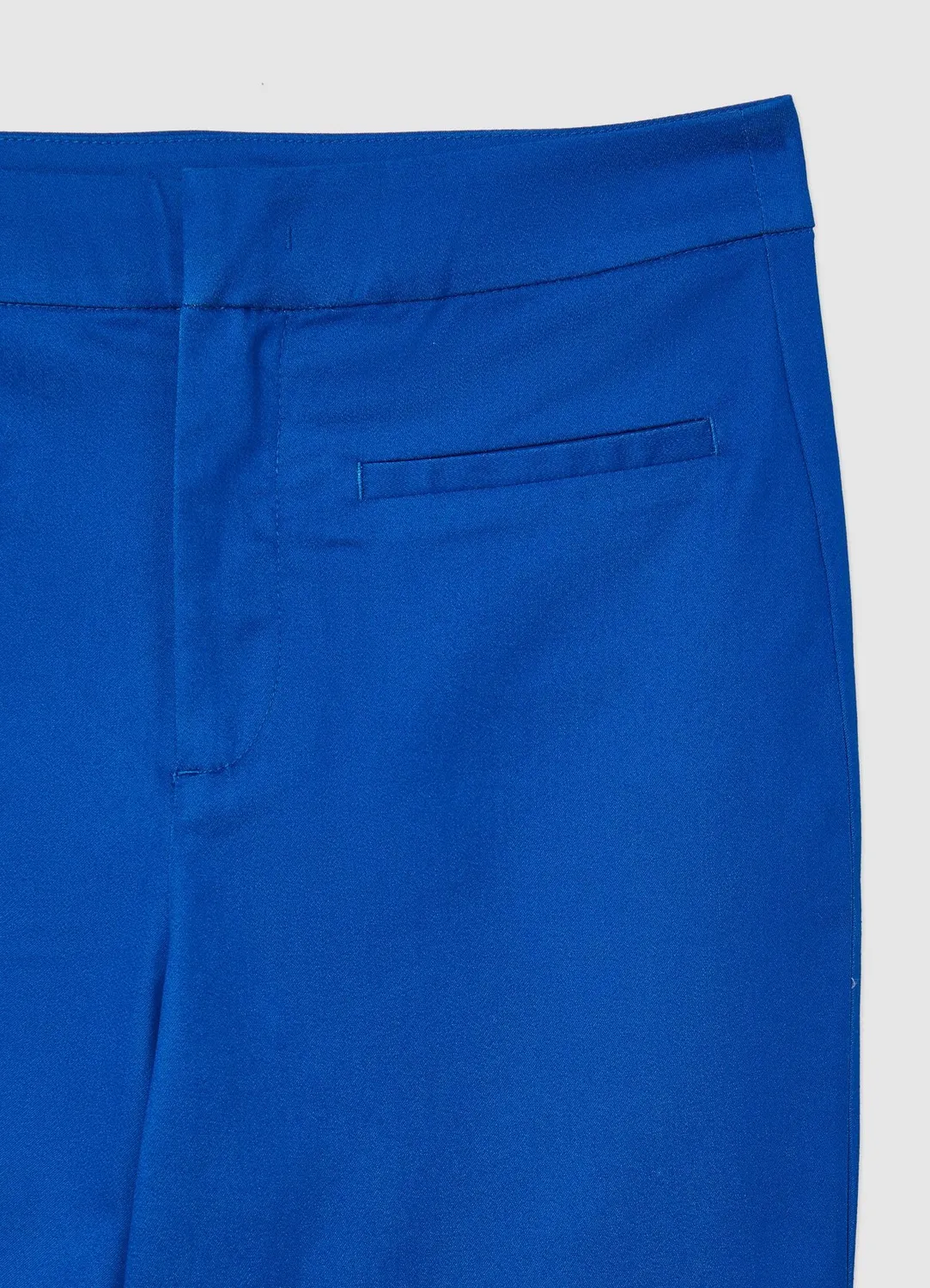 Calliope pantalon cropped flare femme coton rasatello