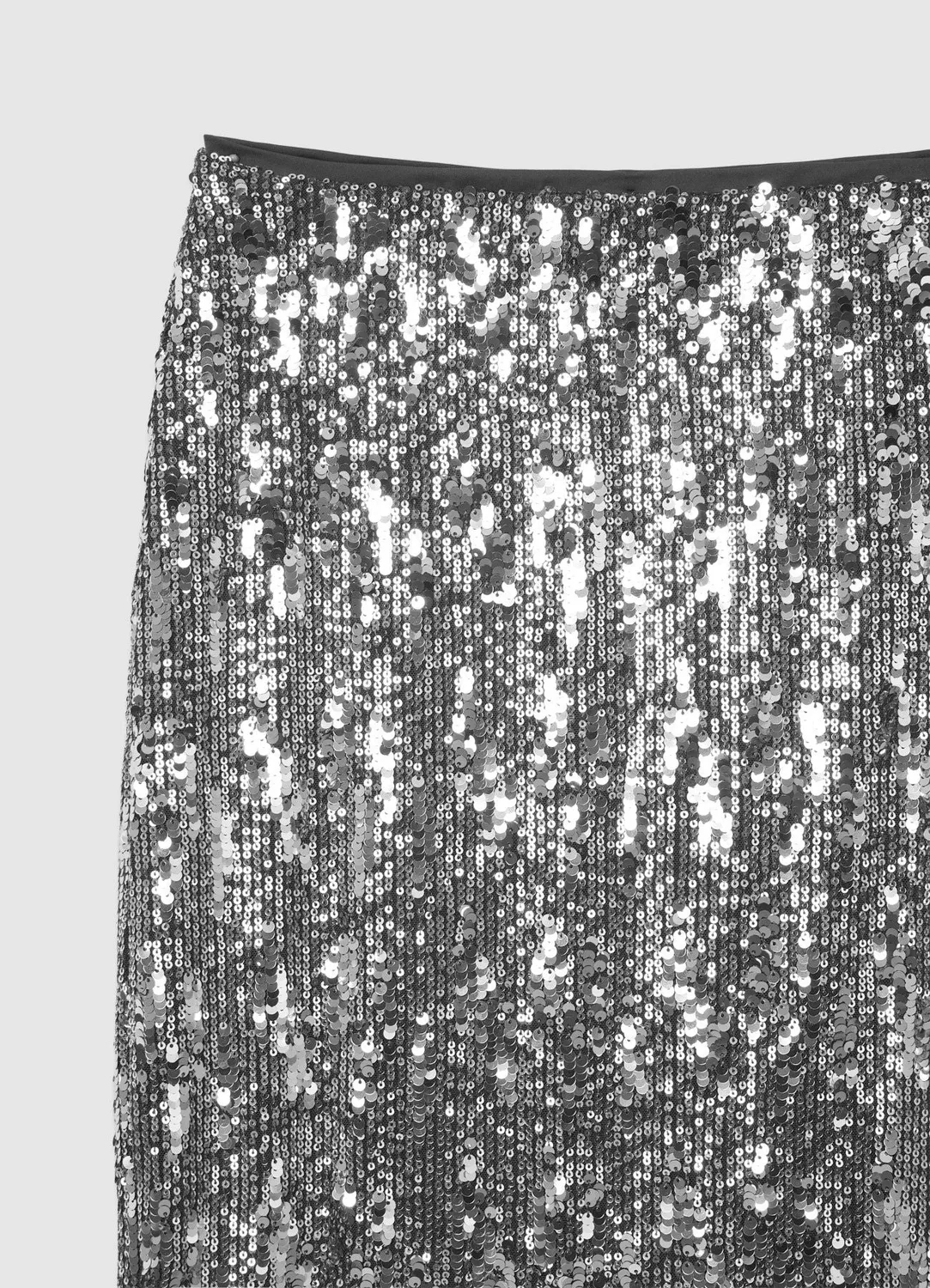 Calliope Atelier jupe midi paillettes ajustée