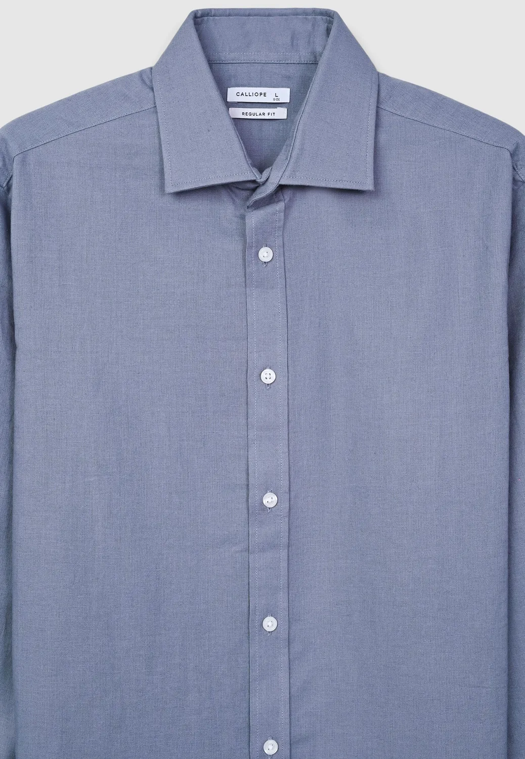 Calliope chemise homme lin manches longues unie