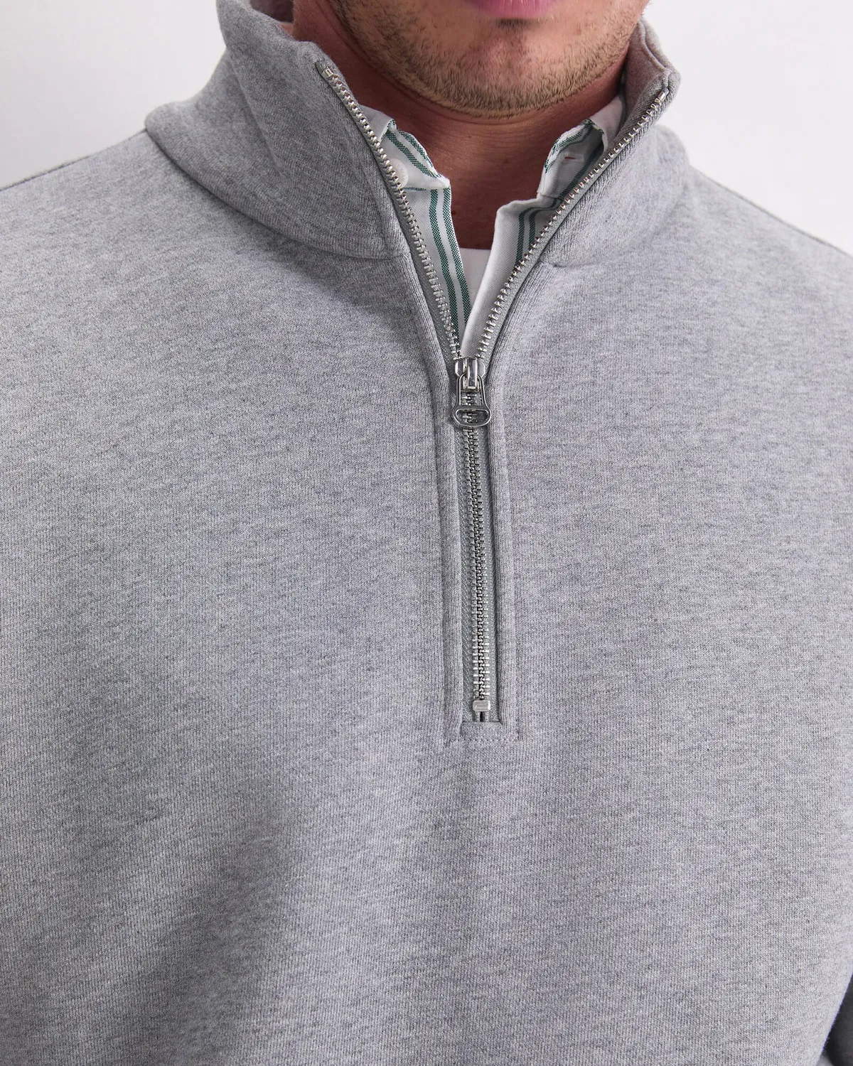 SPORTSCRAFT Quarter Zip 208094 sweat zippé coton homme