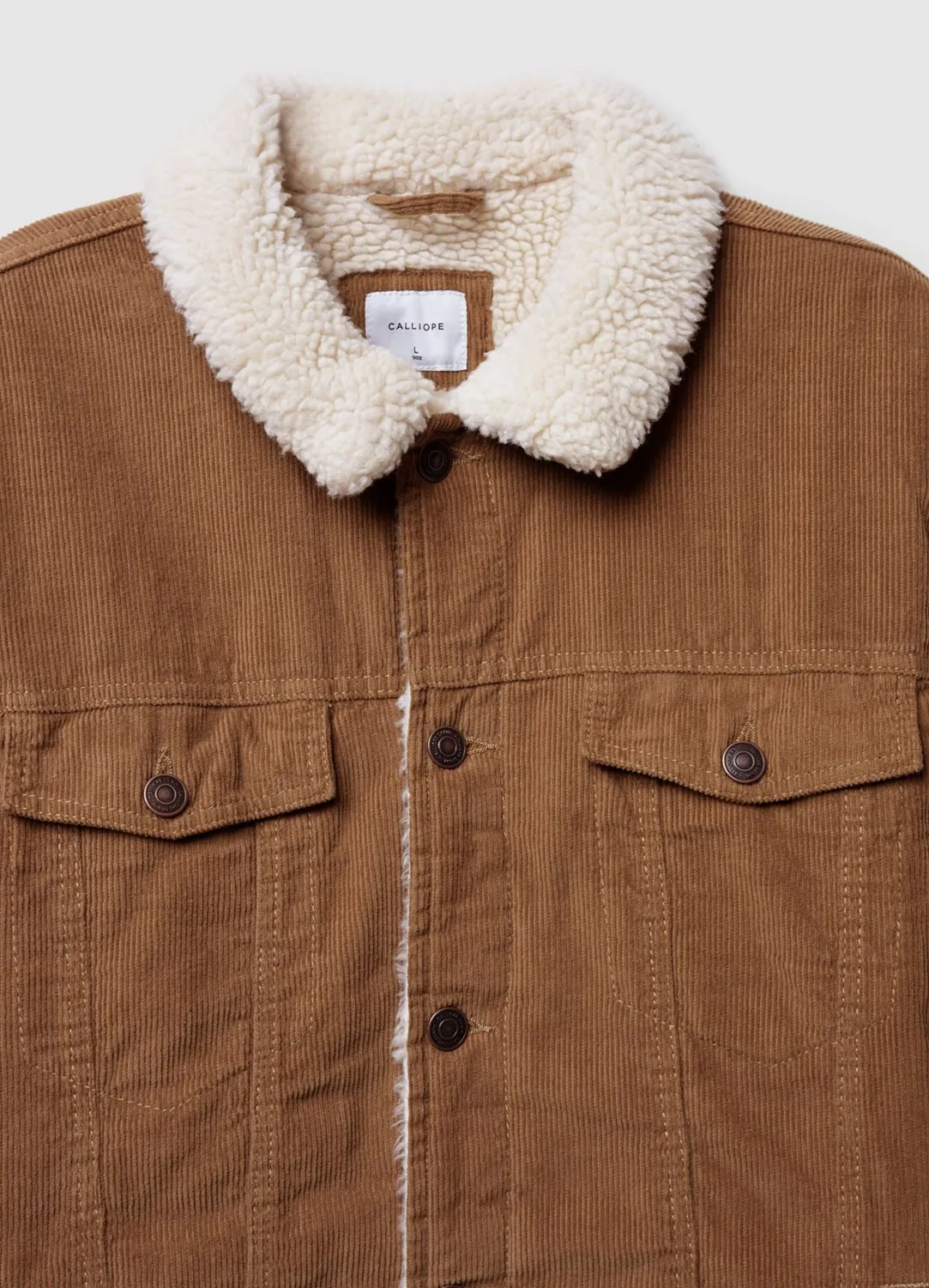 Calliope veste matelassée homme velours taille L