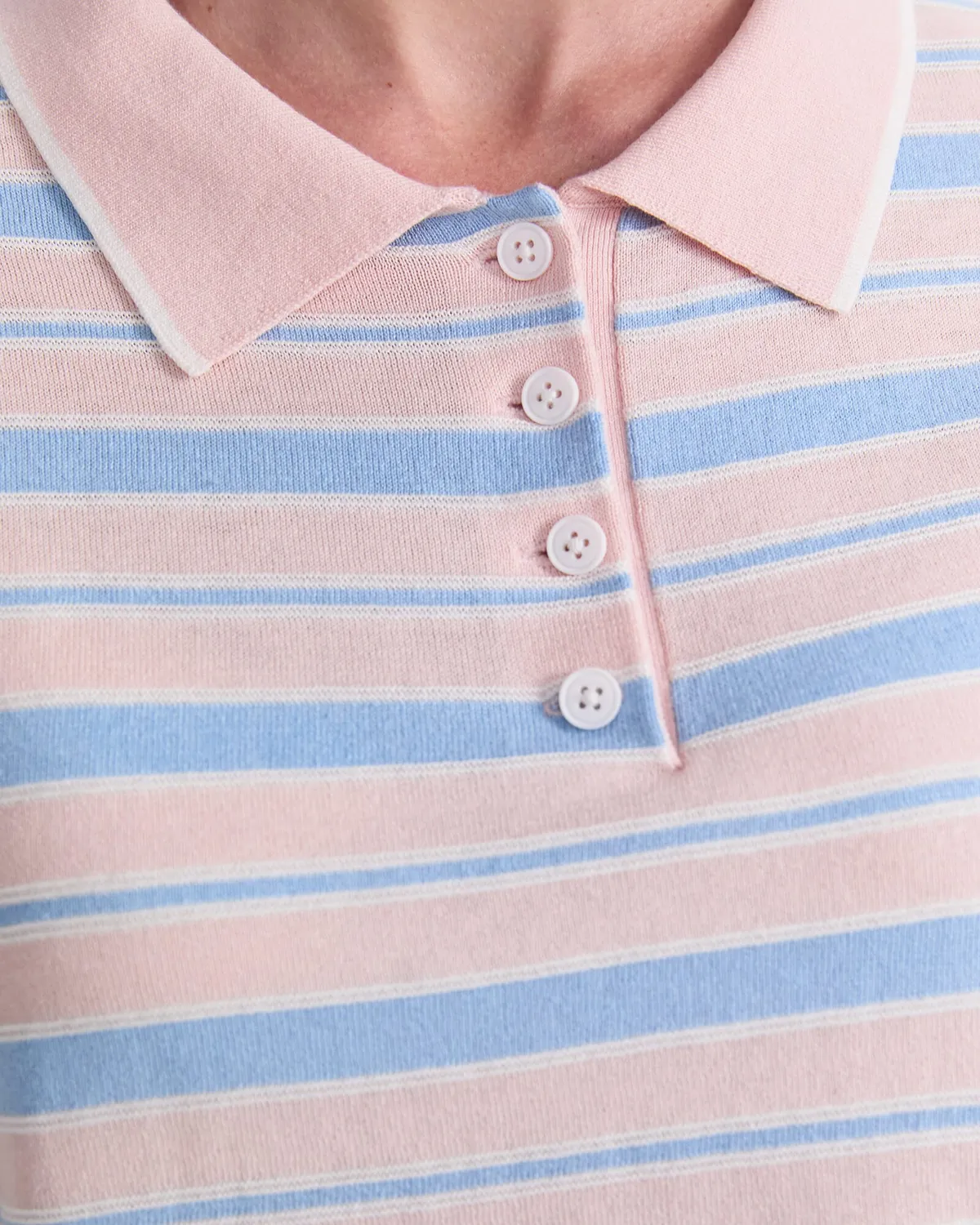 Sportscraft Alphine Stripe polo rayé femme coupe détente