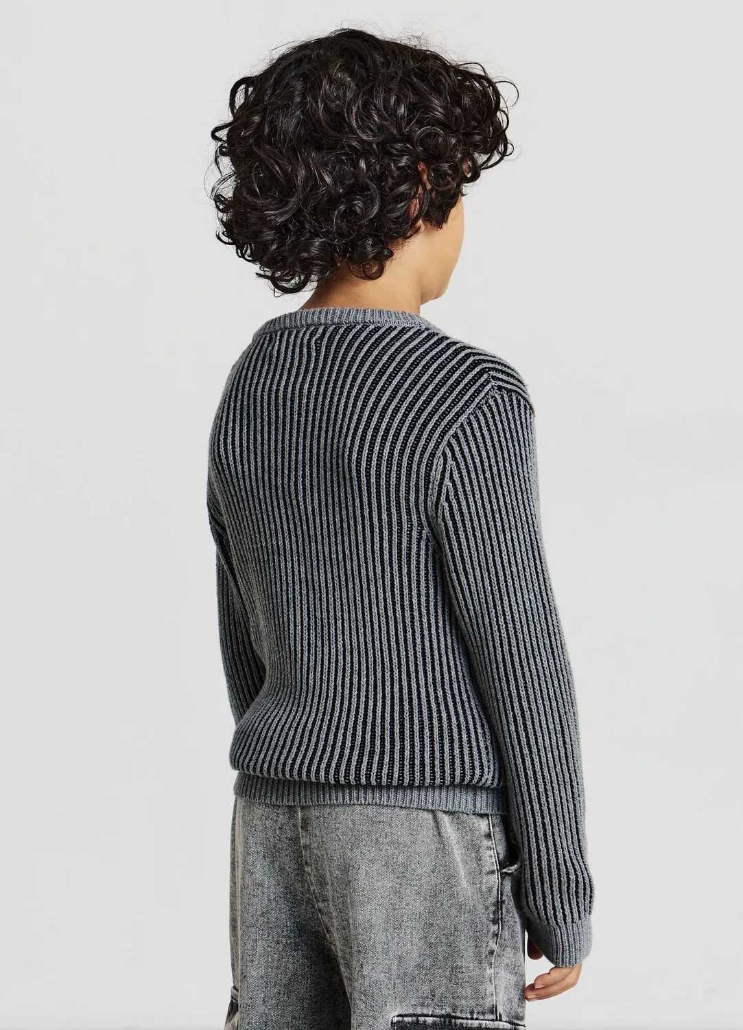 Calliope pull côtes garçon manches longues coton