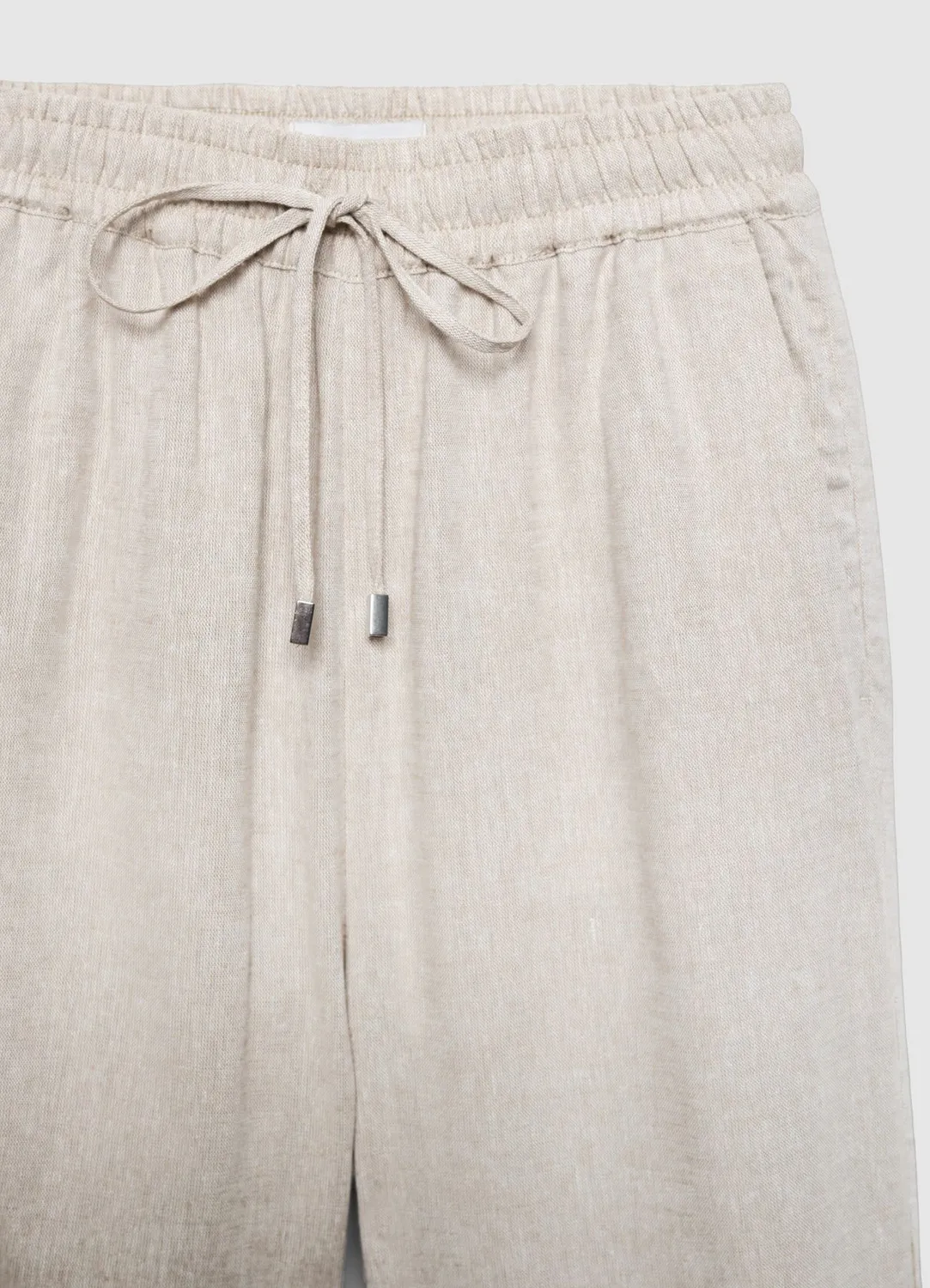 Calliope pantalon jogger lin femme taille haute