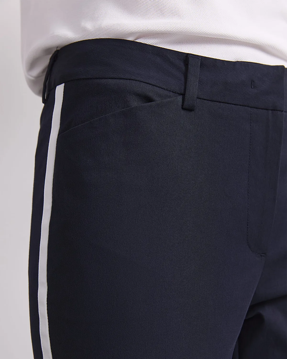 Sportscraft Evie pantalon capri coton rayure laterale