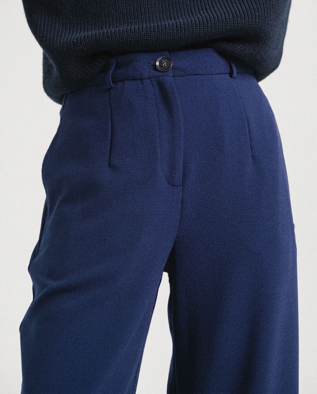 Tinsels Brando Encre pantalon 7/8 crêpe fluide