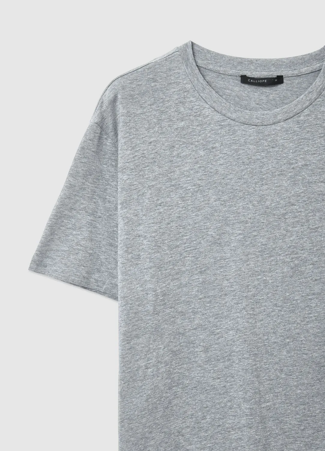 Calliope T-shirt homme col rond coton uni