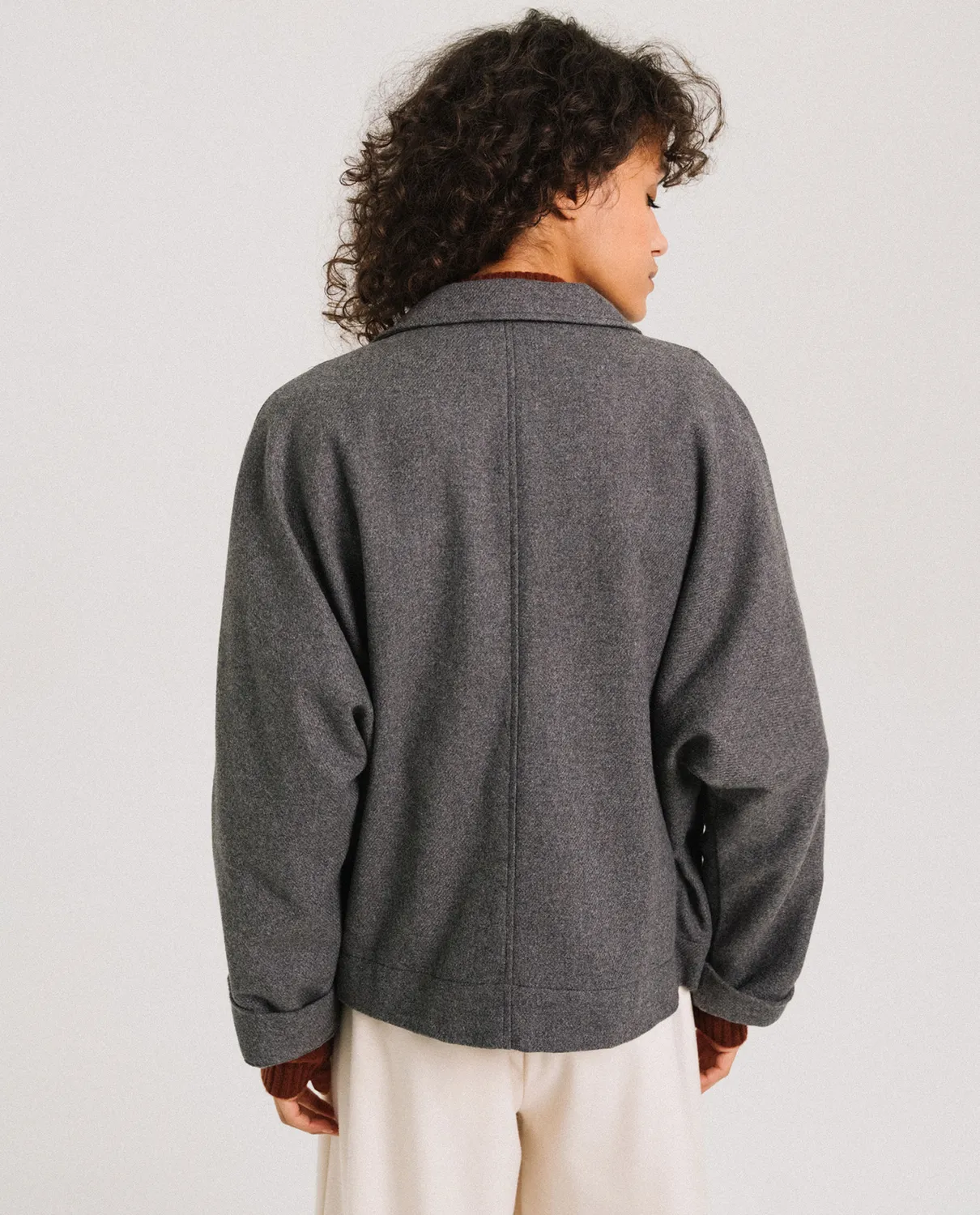 TINSELS FRED FLANELLE veste courte laine