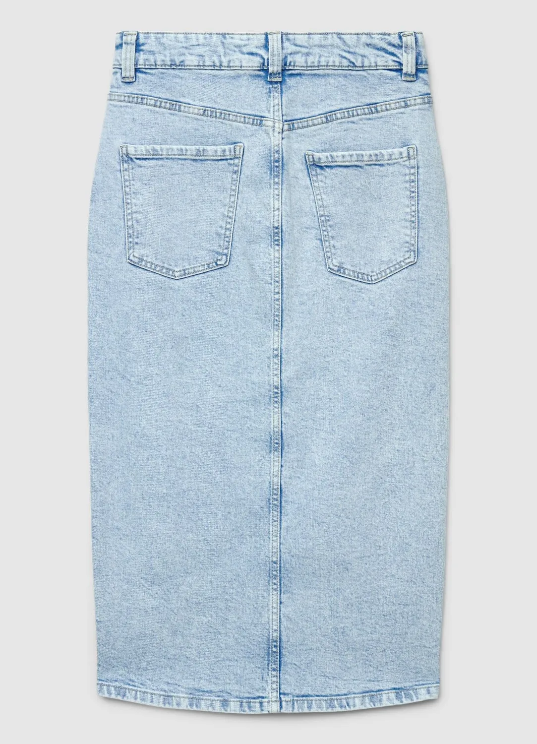Calliope jupe midi denim fendue droite