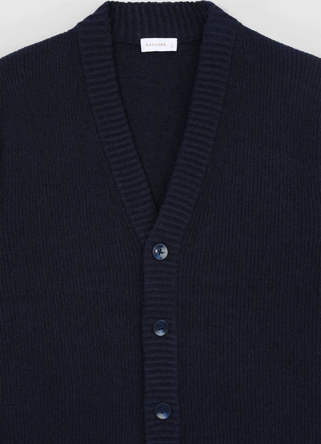 Calliope cardigan coton homme boutonné regular