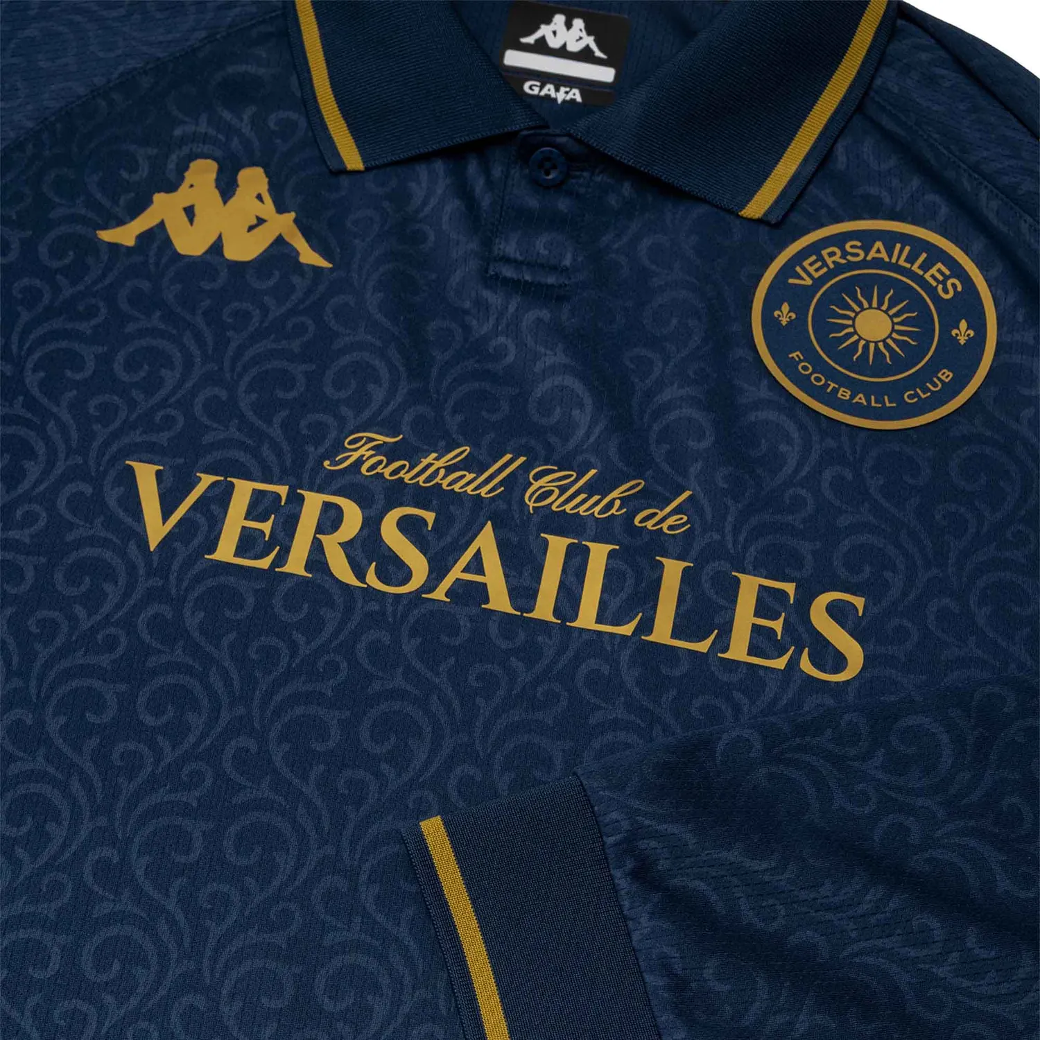 Robe di Kappa Kombat FC Versailles maillot bleu homme ML