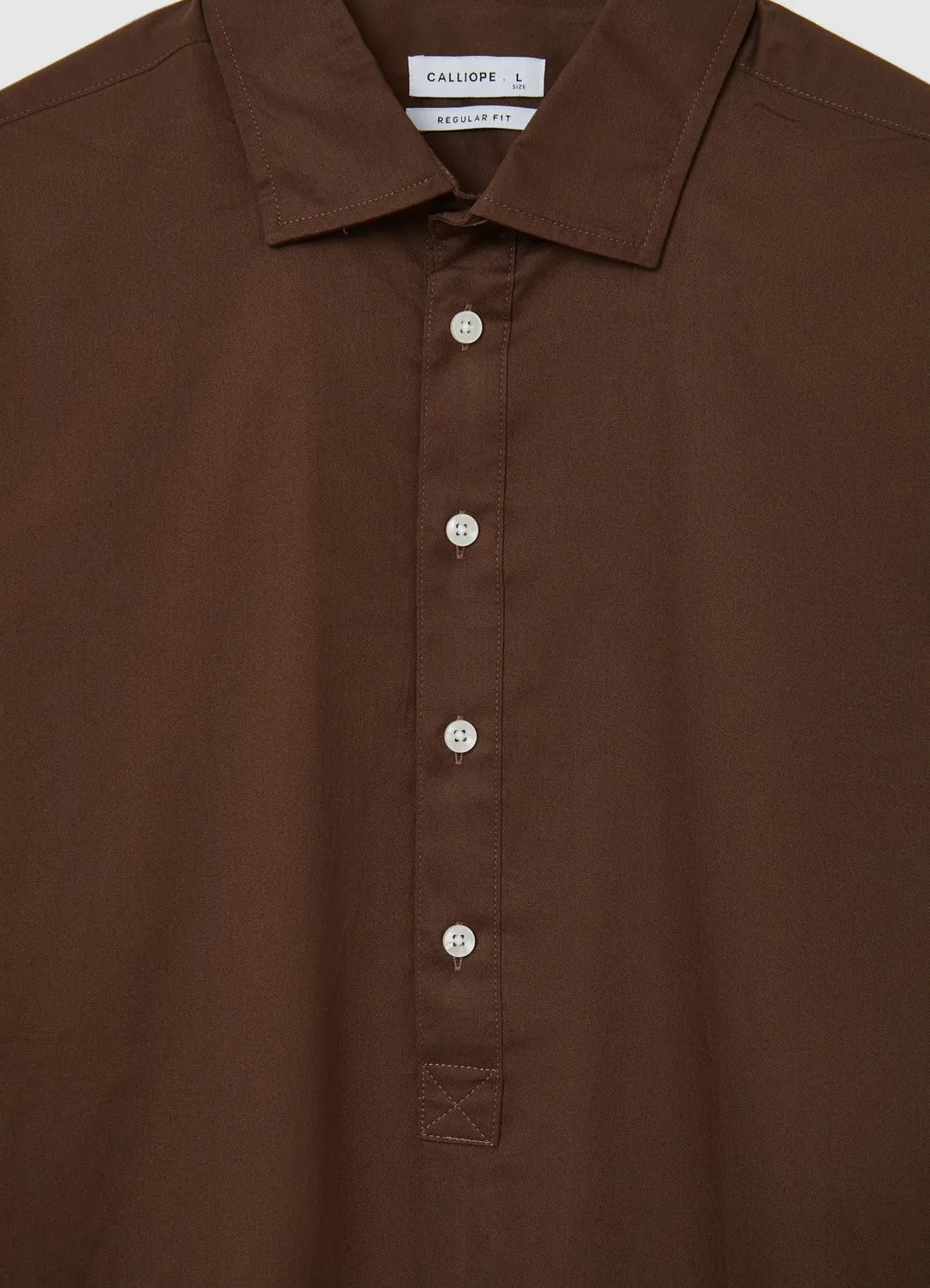 Calliope chemise homme coton manches longues regular