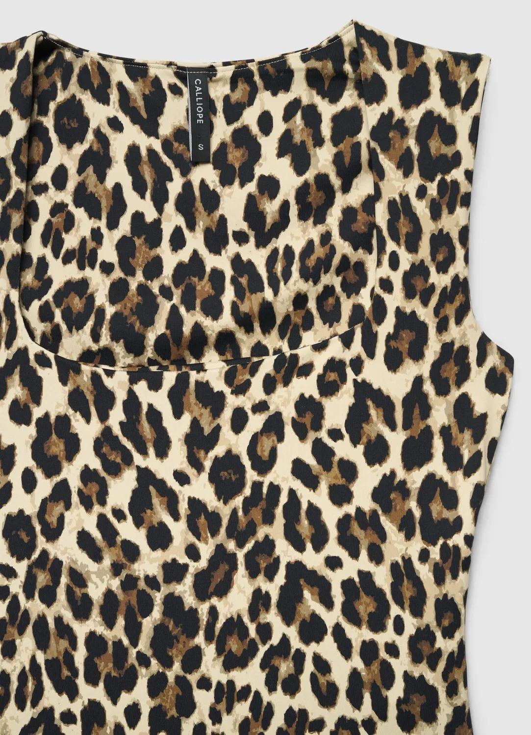 Calliope body femme col carré imprimé animal