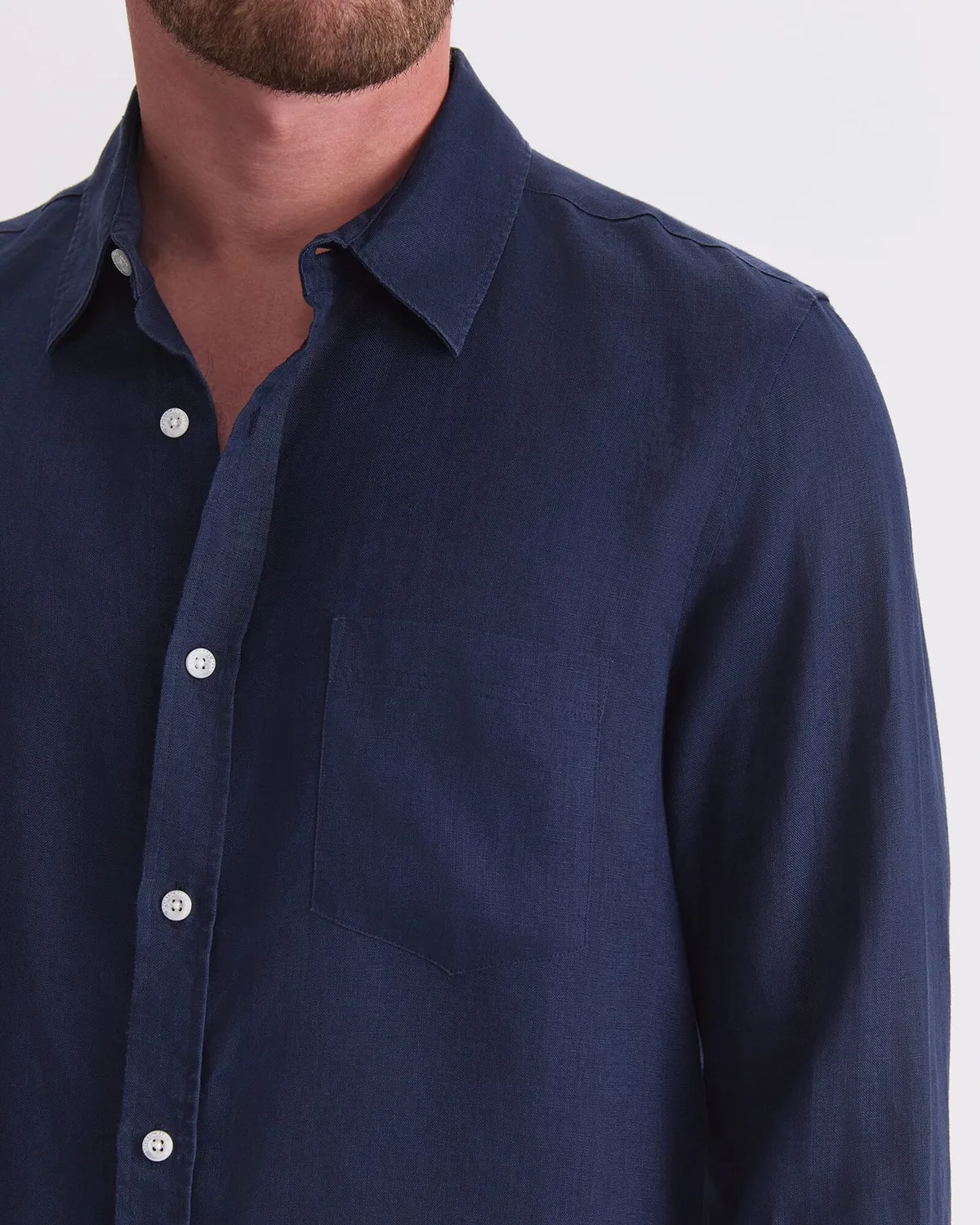 Sportscraft chemise lin homme manches longues