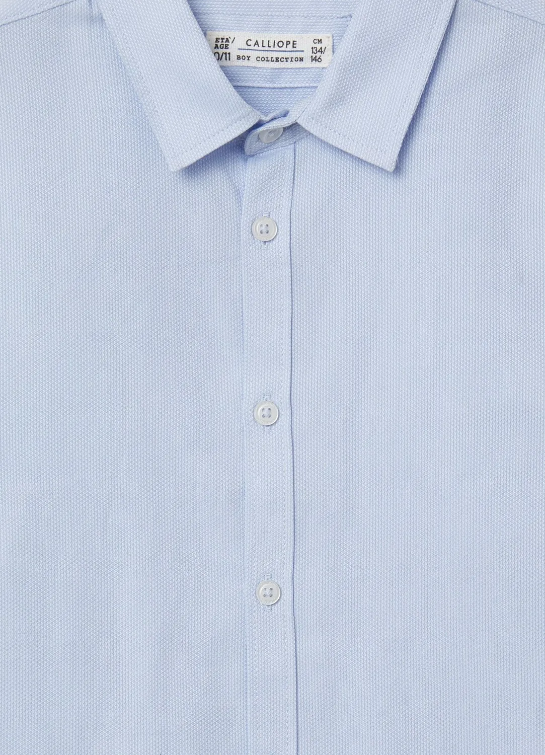 Calliope Chemise classique garçon manches longues