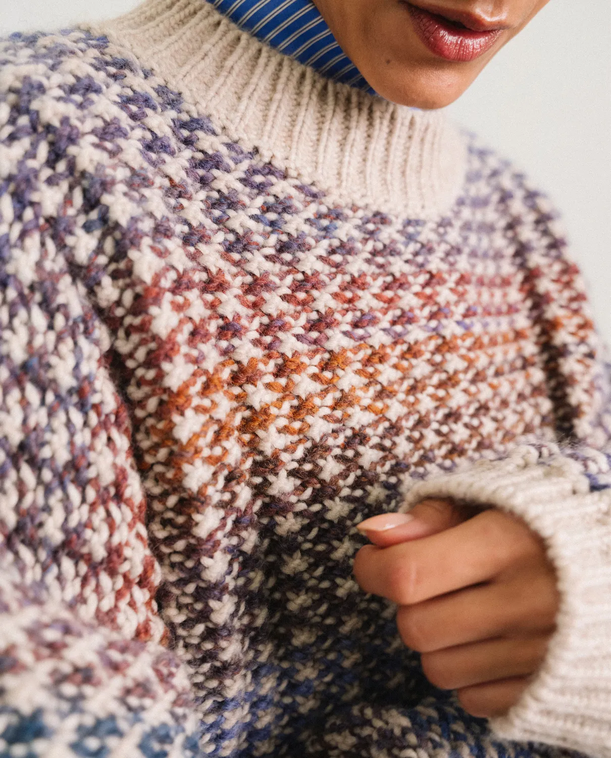 Tinsels Finder Oxyde pull laine chaude loose