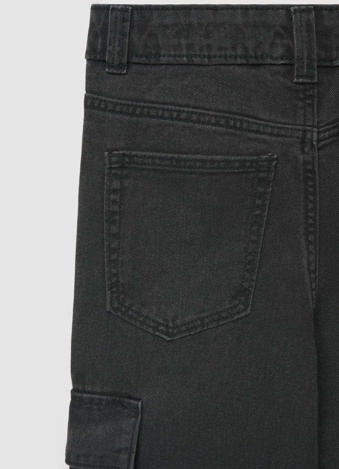 Calliope jean cargo garçon multi-poches droit