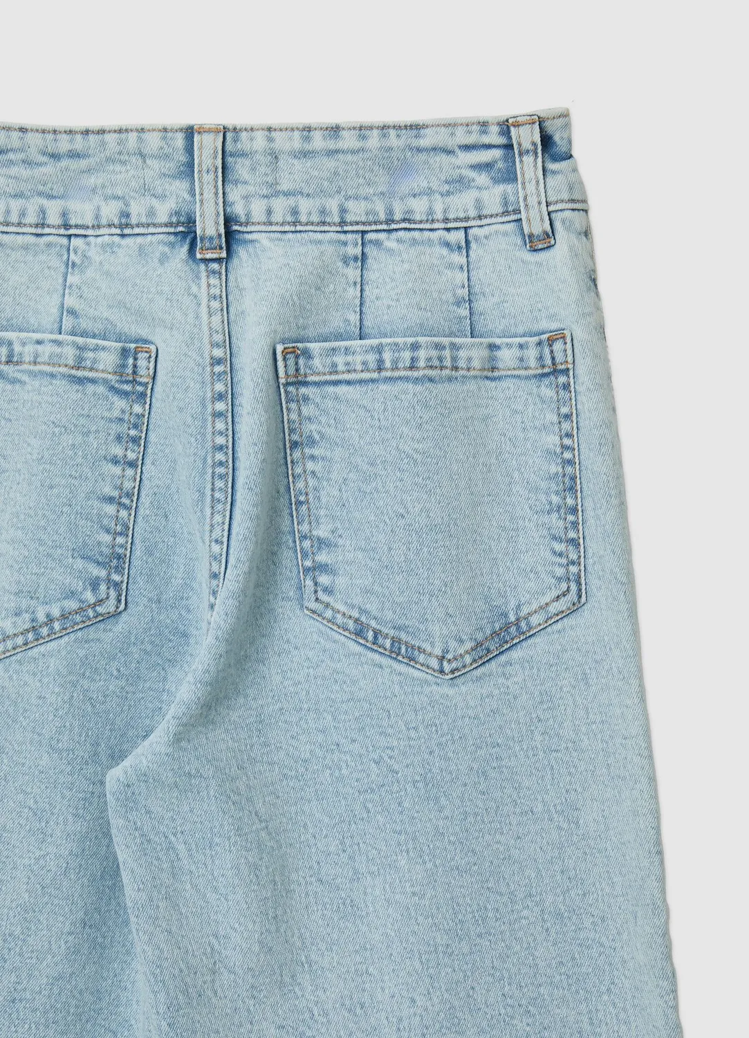 Calliope jean wide leg coutures devant femme