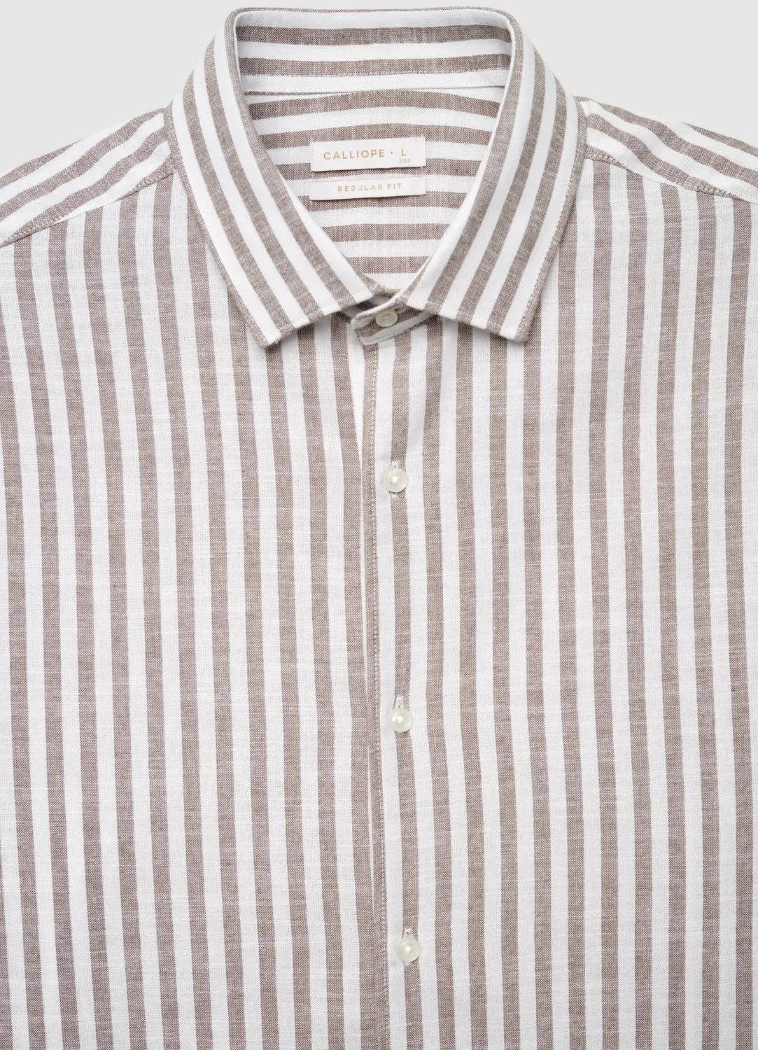 Calliope chemise rayée homme manches longues M
