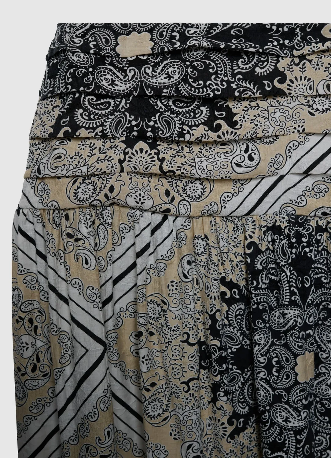 Calliope jupe longue femme évasée imprimé bandana