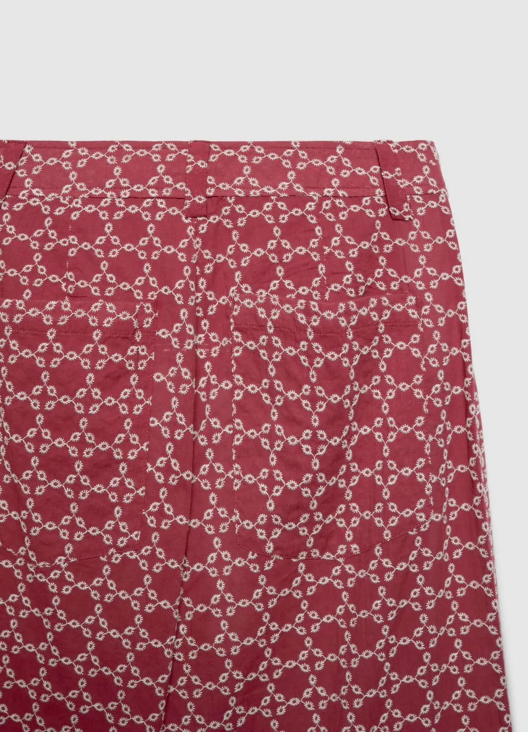 Calliope pantalon culotte brodé femme jambe large