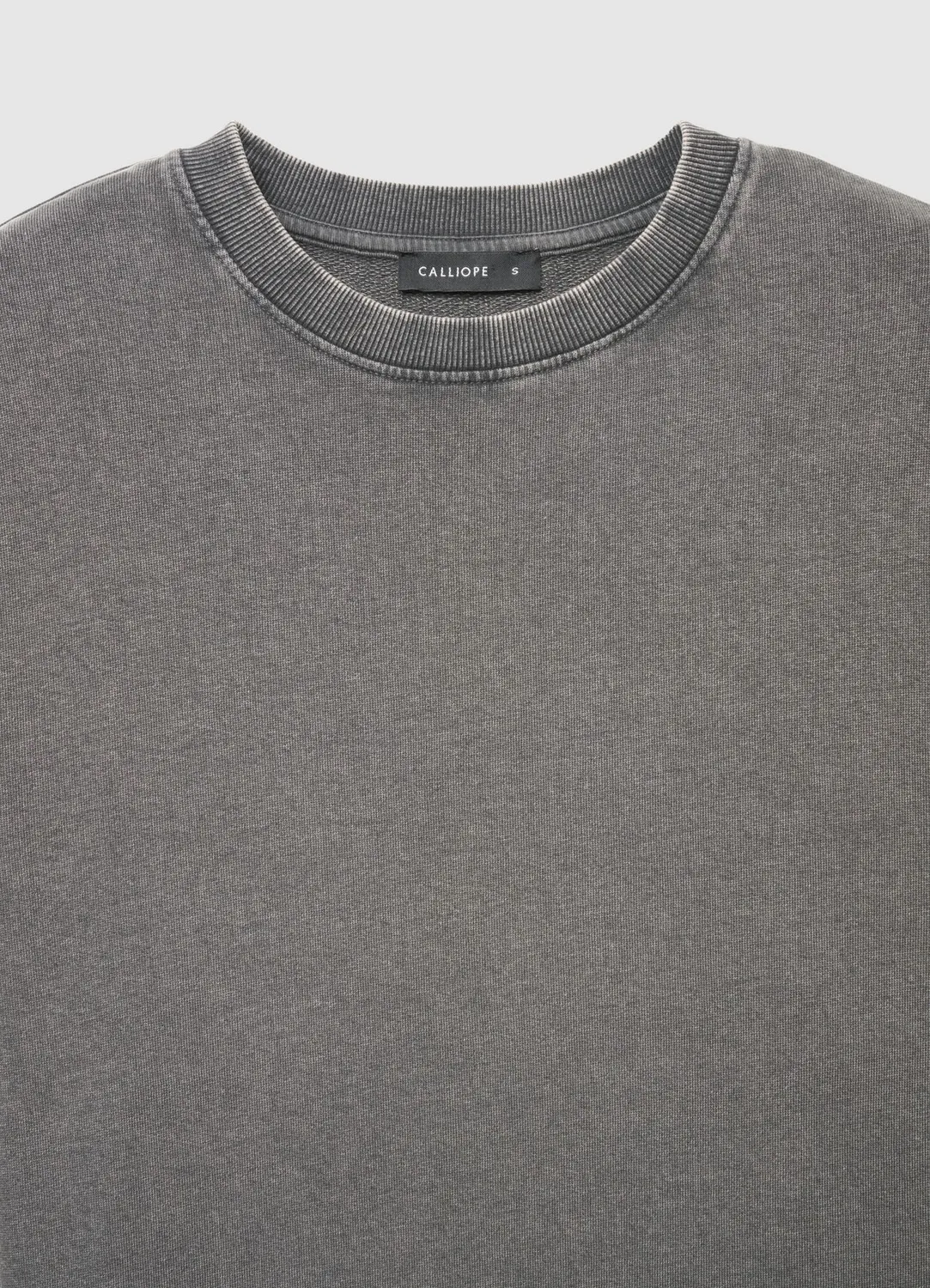 Calliope sweat col rond femme uni oversize