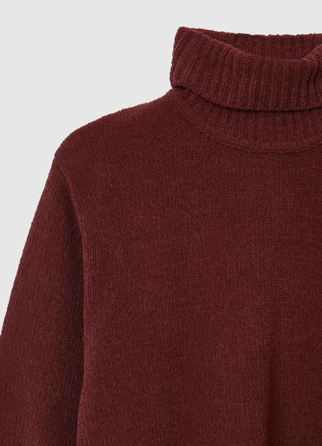 Calliope Pull col roulé chenille homme L uni