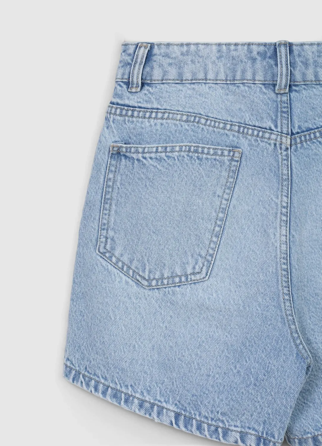 Calliope Bermuda femme denim taille haute