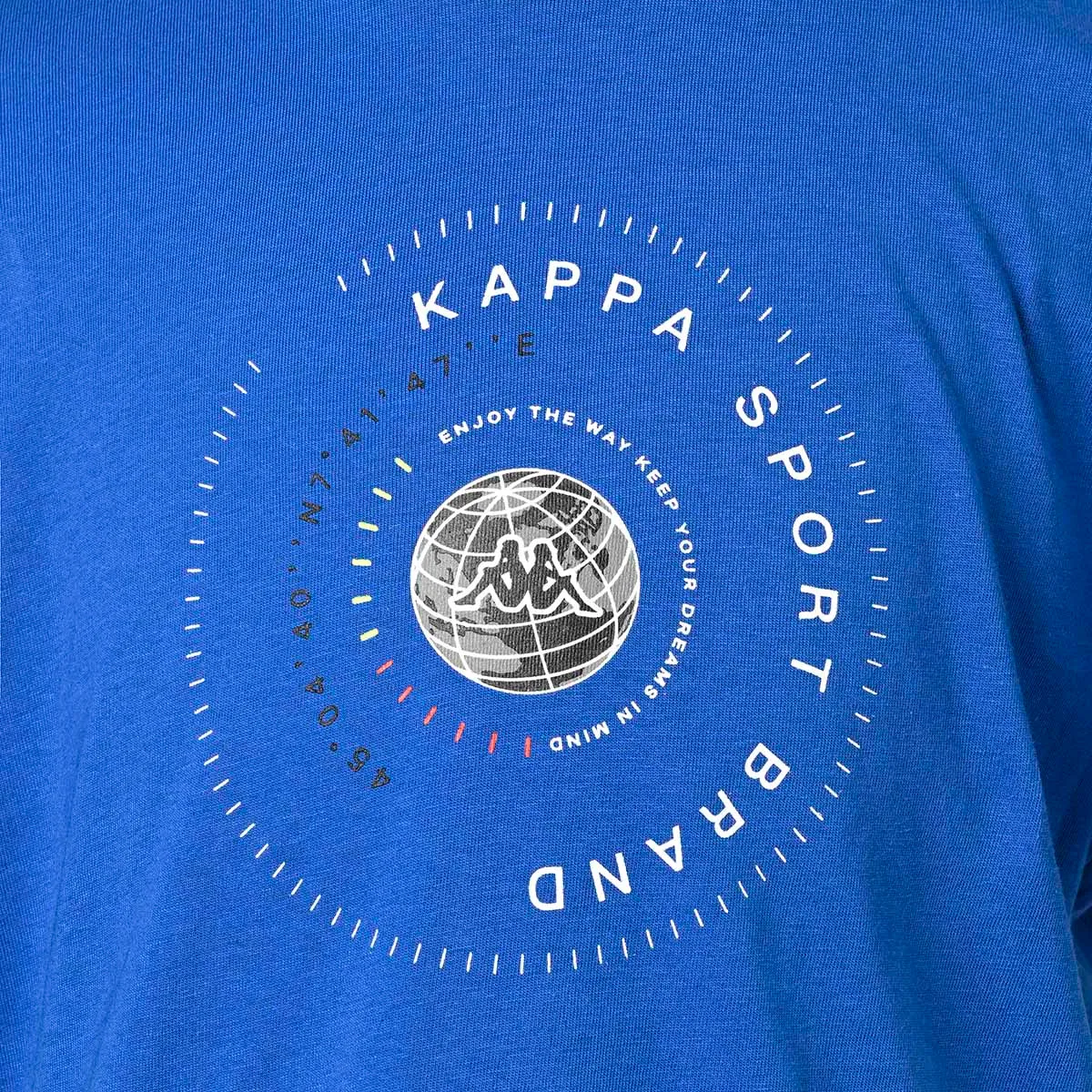 Kappa Bartiz t-shirt enfant bleu coton ajusté