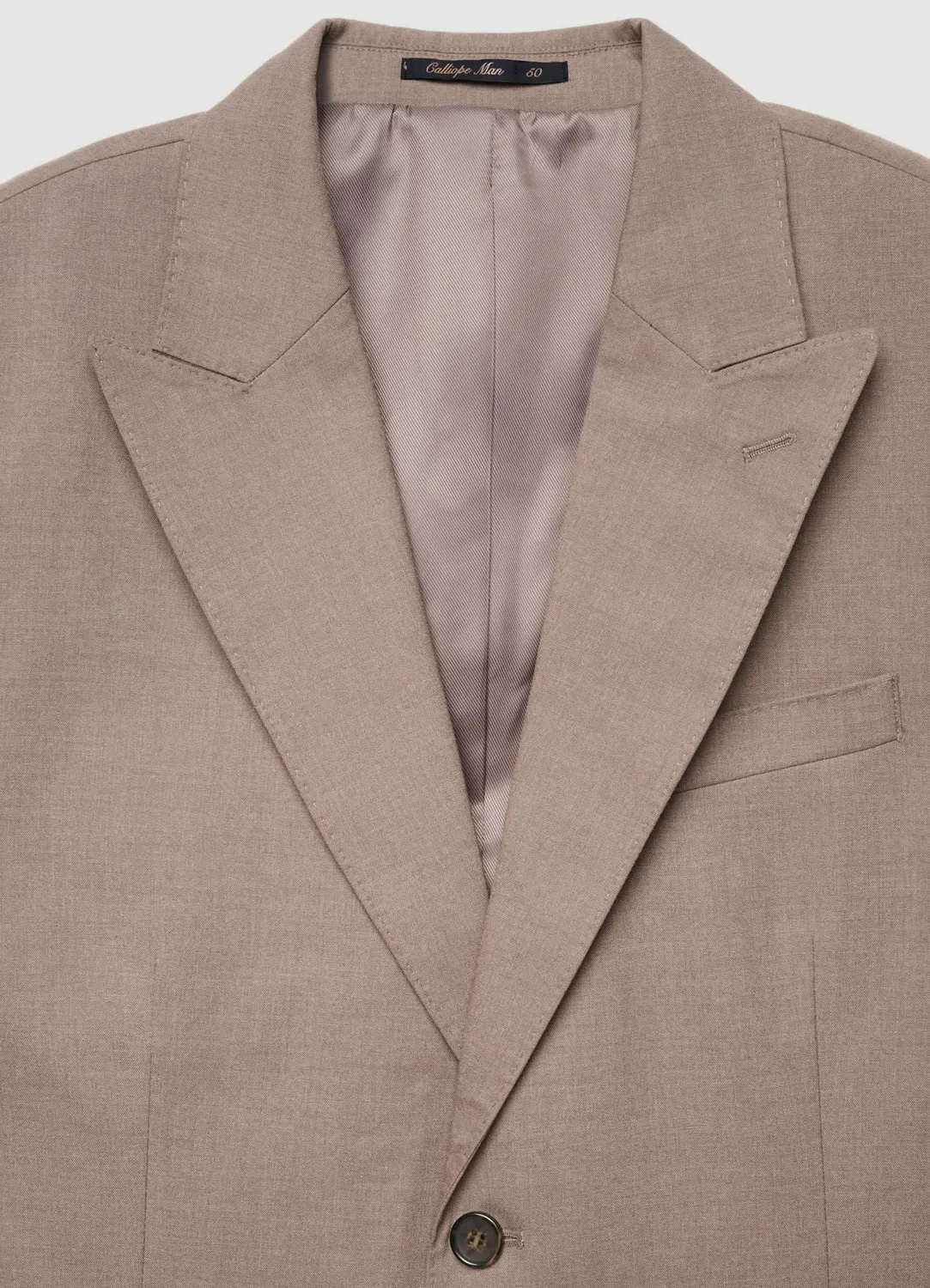 Calliope veste homme 2 boutons monopetto doublée