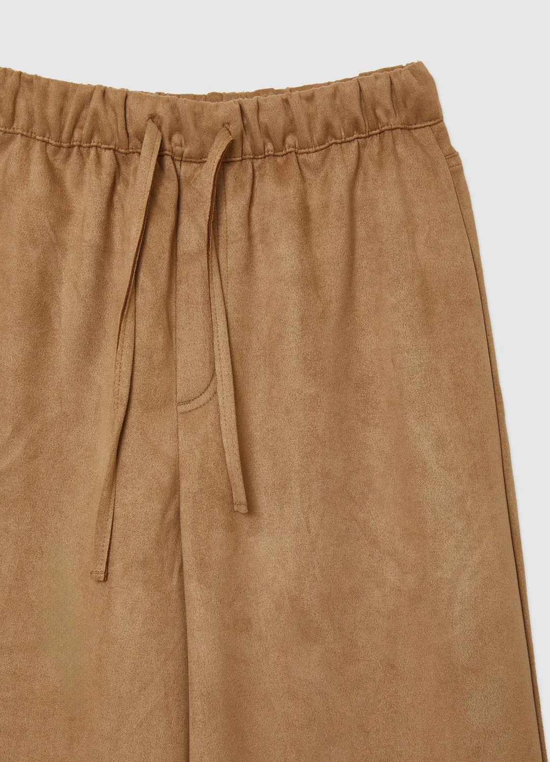 Calliope pantalon palazzo jogger simili daim femme regular