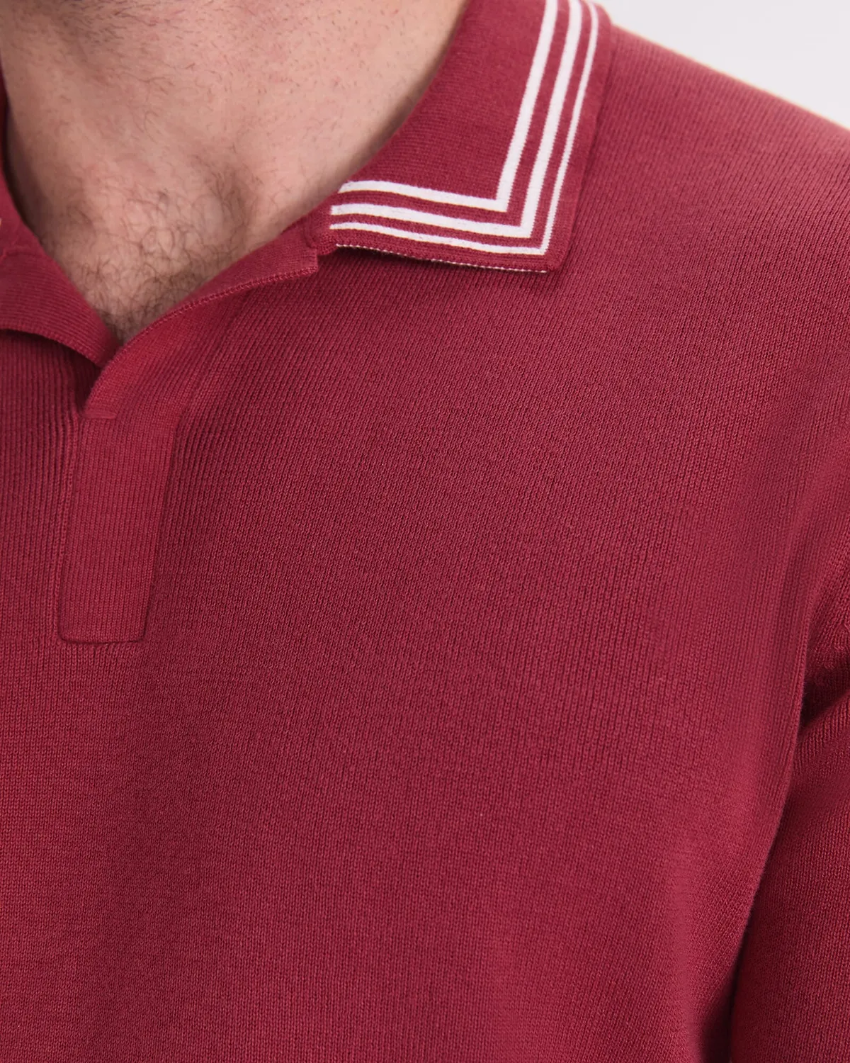 Sportscraft Finnley Knit Polo polo coton rayé homme