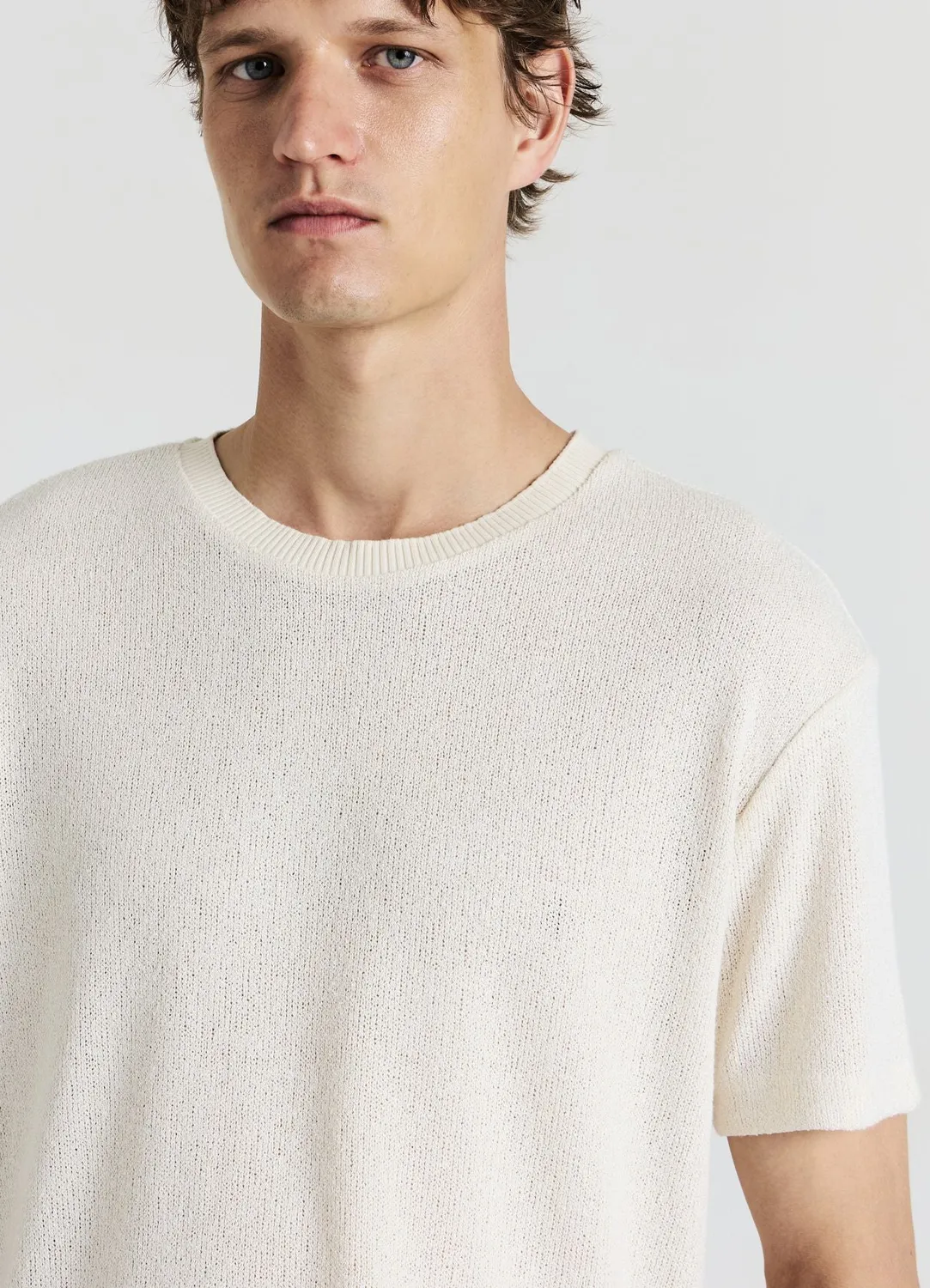 Calliope t-shirt homme col rond uni coupe regular