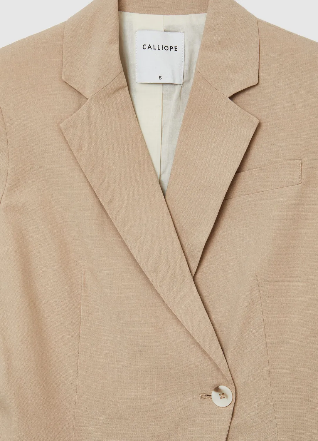Calliope blazer croisé un bouton femme